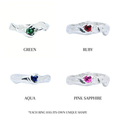 Doodle Heart Ring
