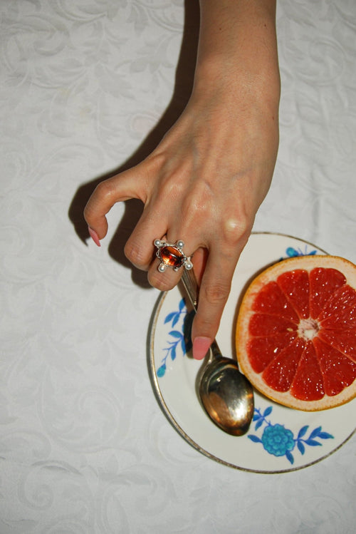 Cabochon Pearl Ring - Diligems (INTL)