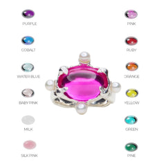 Cabochon Pearl Ring - Diligems (INTL)