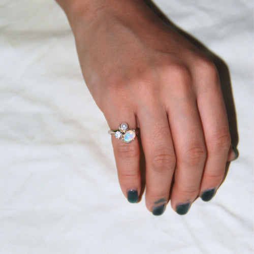 Neptune Pearl Ring - Diligems (INTL)
